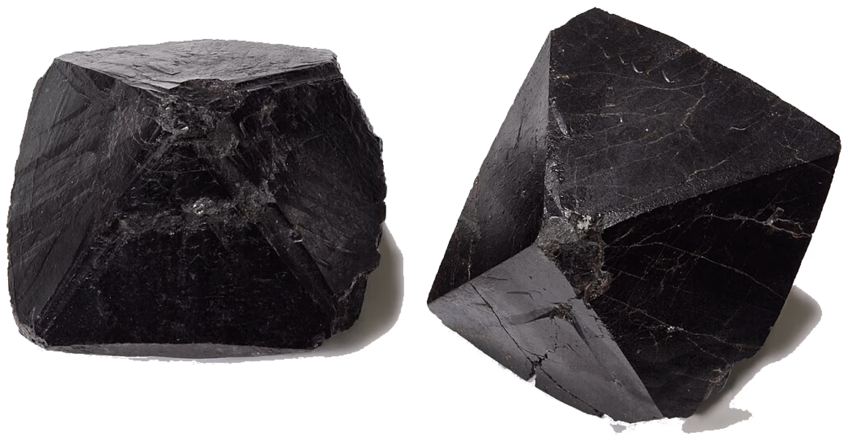 Specimen of cassiterite crystals