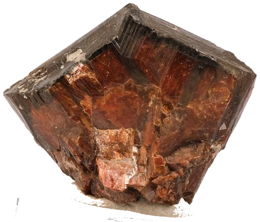 Specimen of tantalite crystal